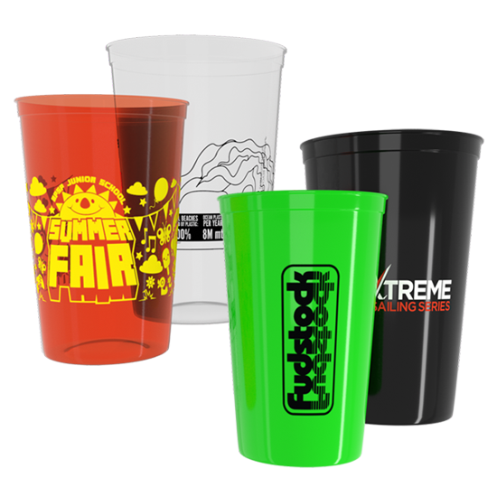 plastic festival cups